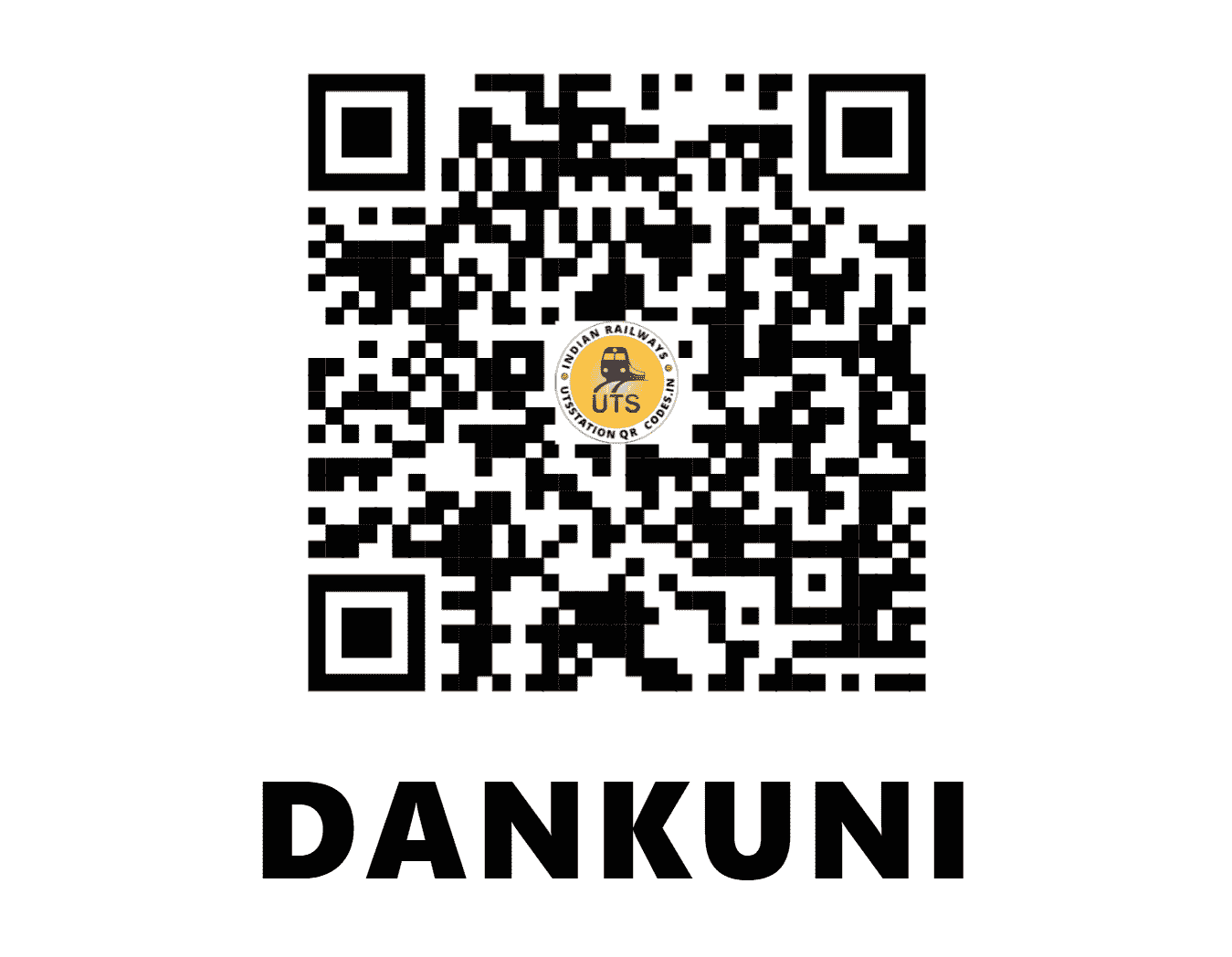 UTS QR Code for DANKUNI - DKAE (ER - WEST BENGAL)